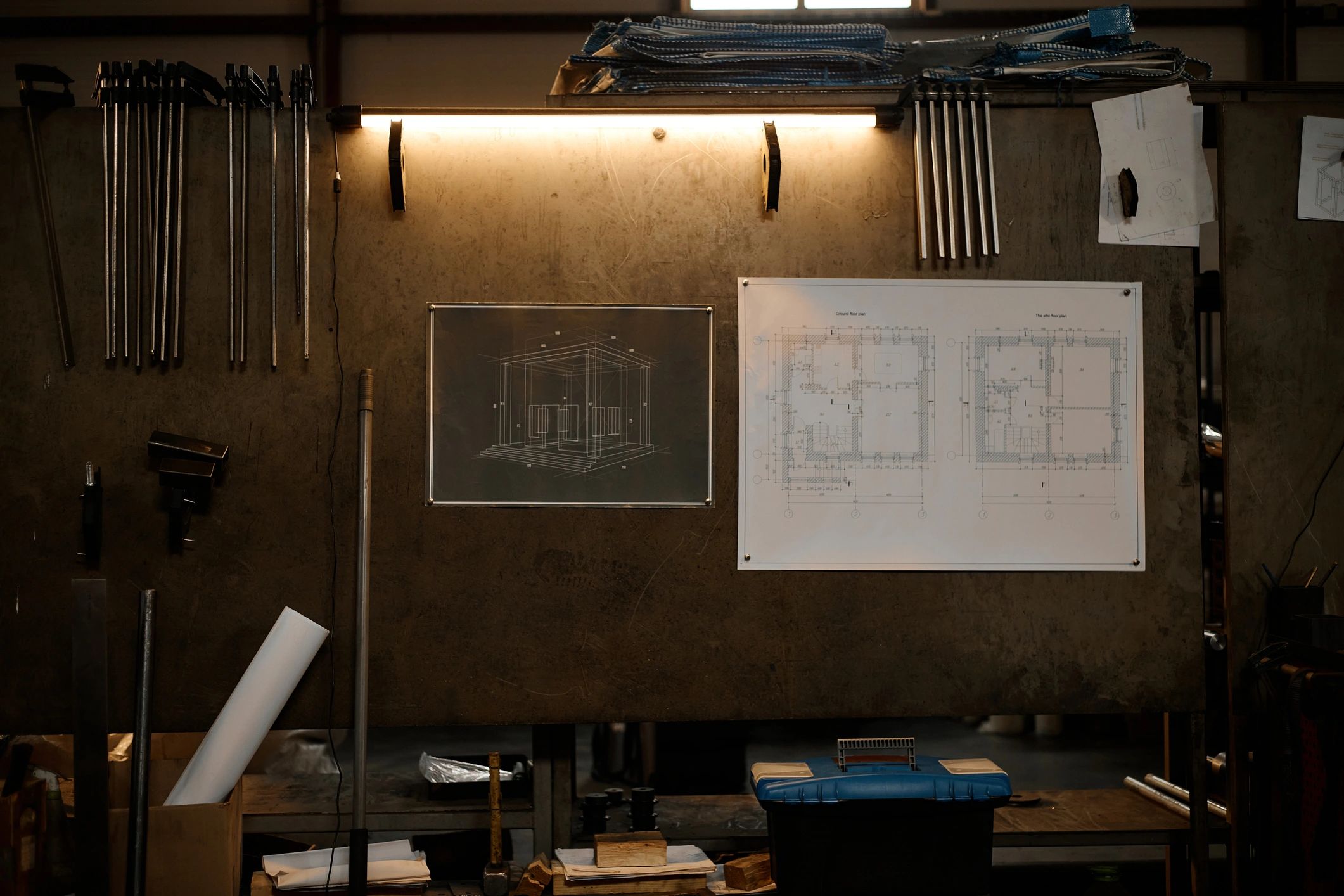 Planos arquitectónicos para la etapa de diseño